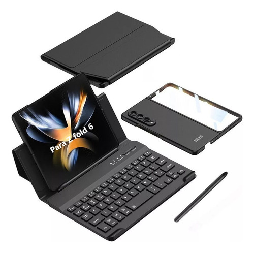 Keyboard Case + Case + Case For Samsung Galaxy Z Fold 6