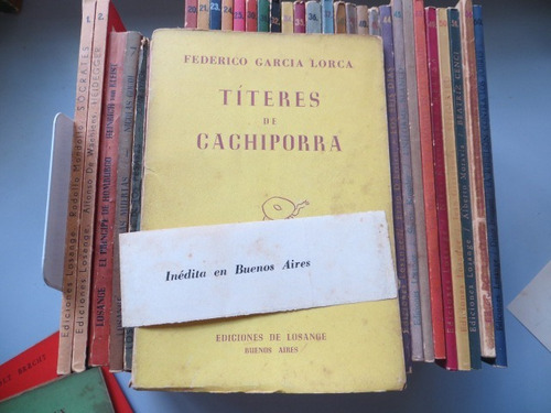 Titeres De Cachiporra Federico Garcia Lorca Losange 1953
