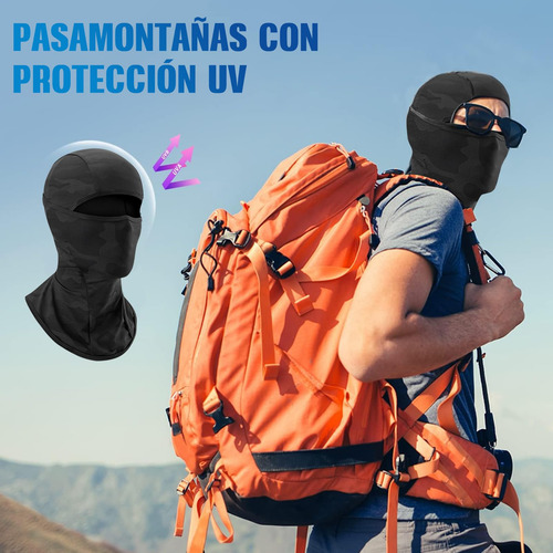 Balaclava Solar Respirável Uv Polainas Para Pescoço Para