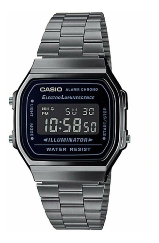 Reloj Hombre Casio A168wgg-1b Negro Digital / Lhua Store