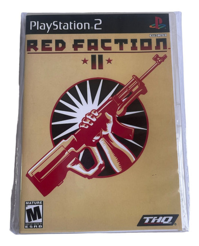 Jogo Red Faction Ll Play 2 Pt/br Com Capa E Pôster - Ps2