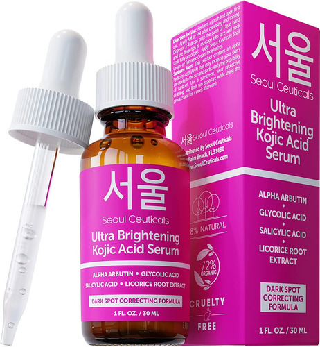 Suero Coreano De Ácido Kójico Alpha Arbutinc Anti-manchas Momento De Aplicación Noche Tipo De Piel Todo Tipo De Piel