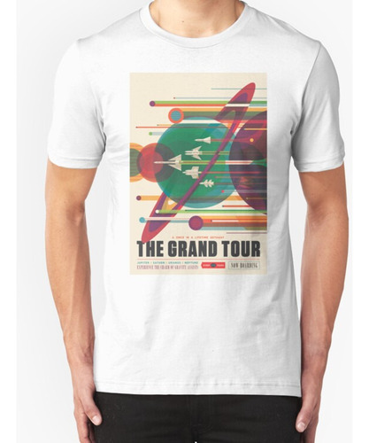 Franela  cartel Retro Space - The Grand Tour