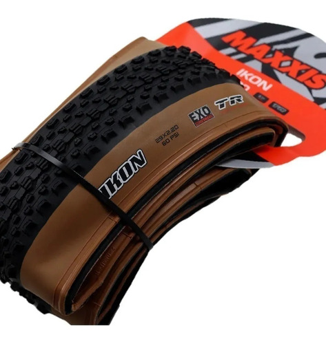 Pneu Maxxis Ikon Exo Tr 29x2.20 Tubeless Mtb Kevlar Café