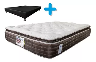 Colchón Spring Air Zurich Queen Size + Box Spring Incluido