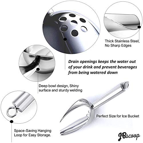 Cuchara Para Hielo Jbscoop Con Agujeros. Cuchara De Hielo De