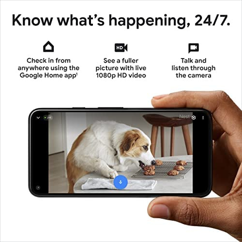 Câmera De Segurança Google Nest (com Cabo) - 2ª Geração - Ni