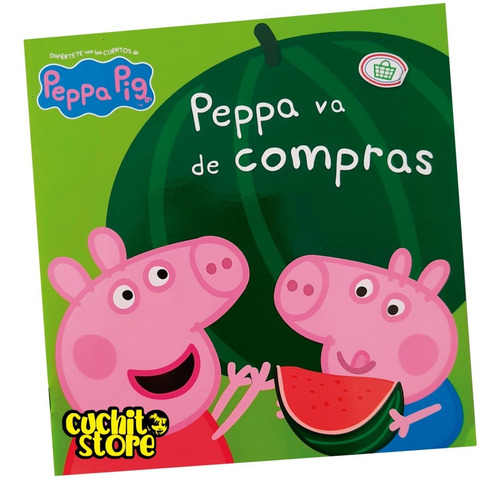 Libro Cuento Infantil Peppa Pig-va De Compras