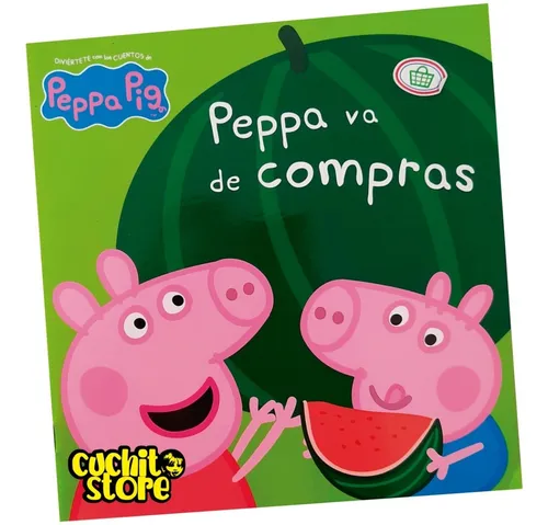 Libro Cuento Infantil Peppa Pig-va De Compras