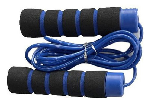 Cuerda Lazo De Velocidad Para Saltar Ajustable Gym Color Azul