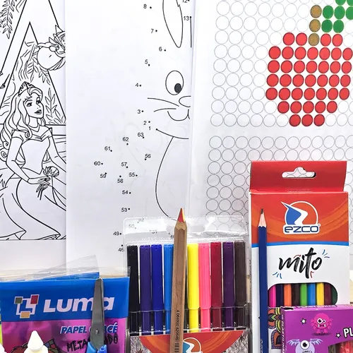 Atril Útil Didáctico Kit Arte Dib. Con Números