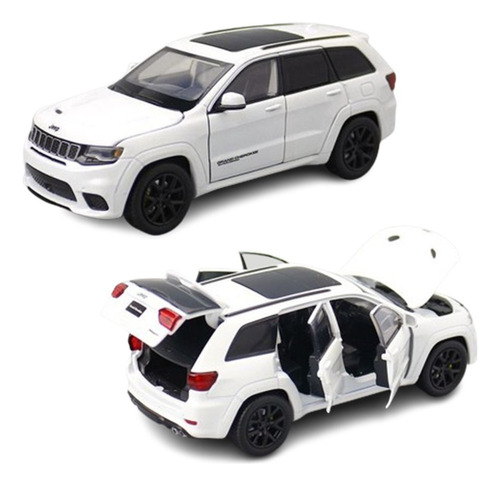 Jeep Grand Cherokee Suv De Lujo Miniatura Metal Coche 1/32