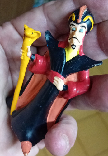 Figura De Jafar Goma Dura Aladdin Aladino Disney (Usado)