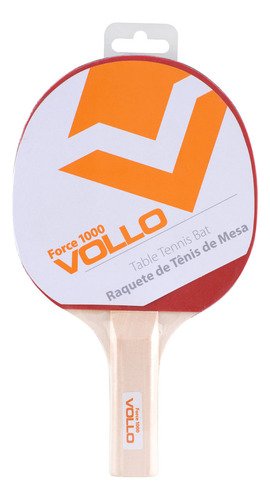 2 Raquetes De Tenis De Mesa Vollo Force + 3 Bolas Ping Pong