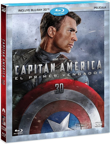 Capitan America El Primer Vengador Pelicula Blu Ray 3d