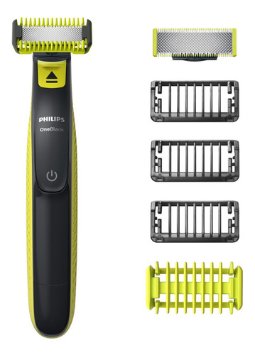 Afeitadora Oneblade Para Cara + Cuerpo Philips Qp2824/10 Color Verde lima 5V