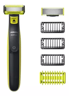 Afeitadora Oneblade Para Cara + Cuerpo Philips Qp2824/10 Color Verde Lima 5v