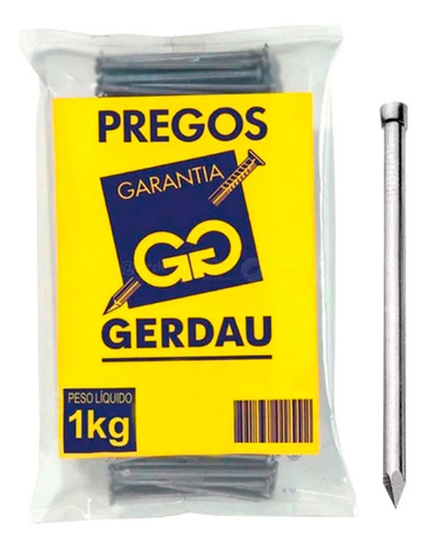 Prego Gerdau S/c 10 X 10