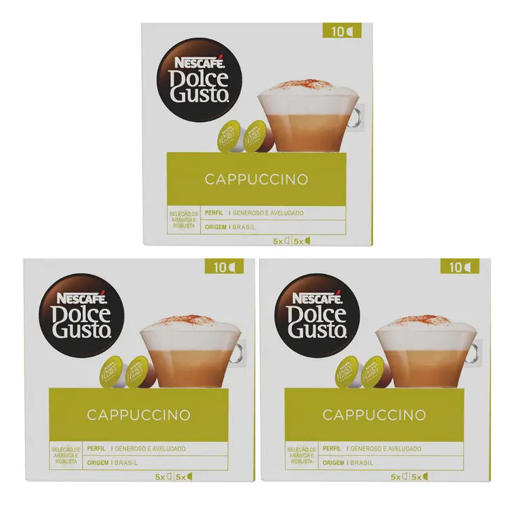 Kit 30 Cápsulas Cappuccino Dolce Gusto - Imediato