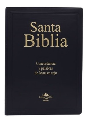 Biblia Reina Valera 1960 Negra Letra Gigante Concordancia