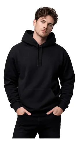Blusa De Frio Moletom Estilo Canguru Com Capuz  Bolso Macio