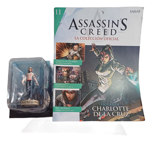 Assassin Creed # 11 Charlotte De La Cruz Figura Con Revista (Usado)