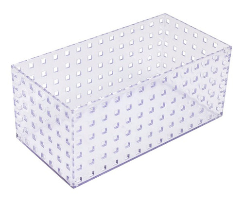 Caixa Organizadora Plástico Ps Cristal Transparente 12x14x2