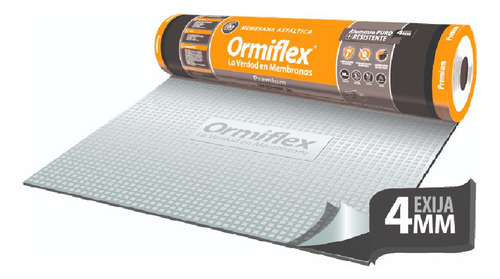 Rollo Membrana Para Techo Cod50 Ormiflex Premium Geotextil