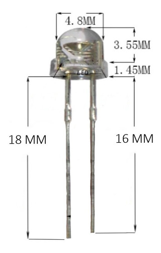 Led Uv Ultravioleta Straw Hat(chapéu) + Resistores - Kit