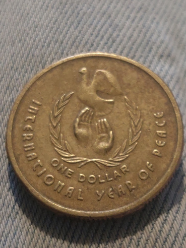 Moneda De Australia 1 Dolar Año 1986 Aluminio-bronce 