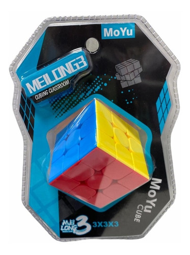 Imagen 1 de 3 de Cubo Mágico 3×3 Moyu Alta Velocidad De Competencia