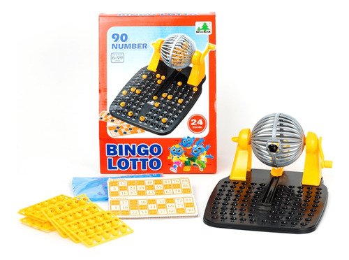 Set Completo Bingo Juego De Mesa 90 Number