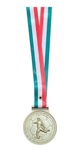 10 Medallas Futbol Soccer Tricolor