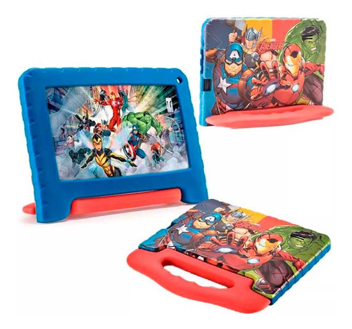 Tablet Multilaser Disney Vingadores Plus Nb280 Azul 8gb Wi-fi