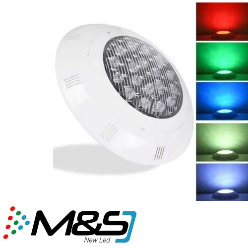 Lámpara Led Sumergible Para Piscina Rgb Automática 