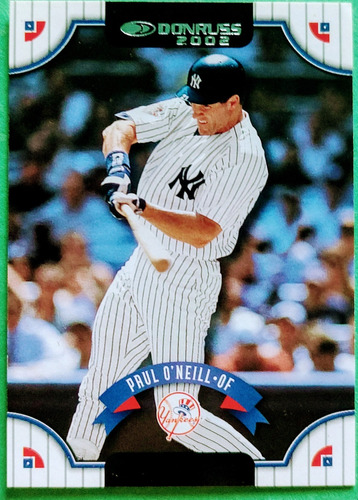 Paul O'neill ,2002 Donruss,new York Yankees,sample 