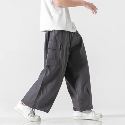 Pantalones De Trabajo Con Bolsillo Para Hombre De Talla Gran