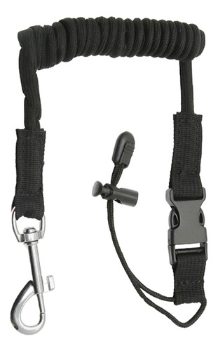 Correa De Paleta Para Kayak, Cordón Enrollado De Negro