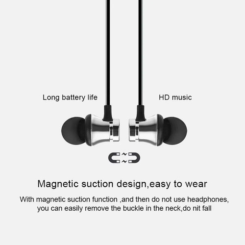 Auriculares Bluetooth Nalámbricos Magnéticos Con Micrófono