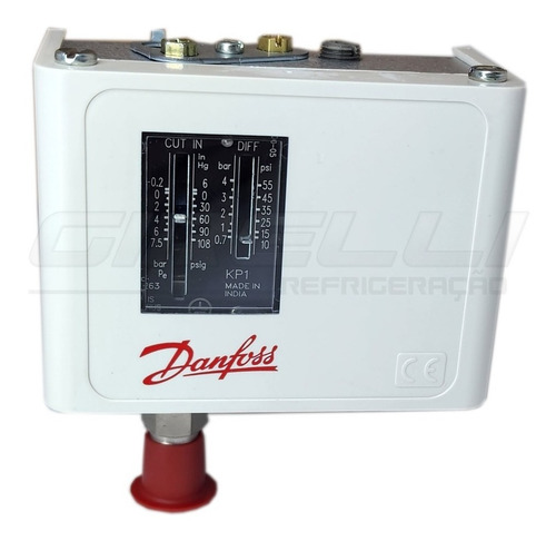 Imagem 1 de 7 de Pressostato De Chopeira Danfoss Baixa Kp1 Automatico
