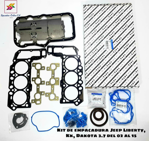 Imagen 1 de 3 de Kit O Juego Empacadura Jeep Cherokee Liberty Kk 3.7 02-15