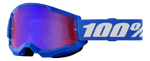 Óculos Motocross 100% Strata 2 Original Lente Espelhada
