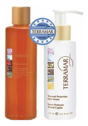 Set Capilar Terramar Óleo Protector De Color + Suero Termal