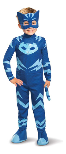 Disfraz De Catboy Disguise Pj Masks, Mono De Lujo Para Niños