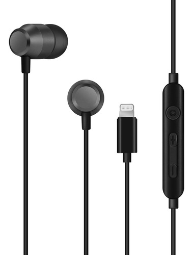 Auriculares Palovue Para iPhone In Ear Negros