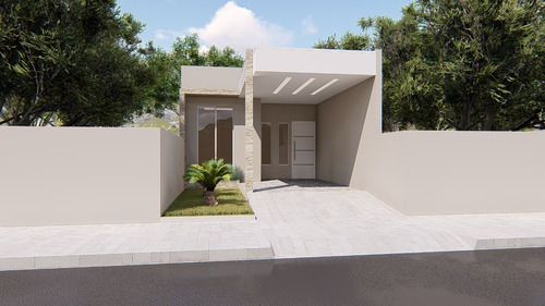 Imagem 1 de 6 de Planta De Casa 2 Quartos - Projeto Arquitetônico Completo