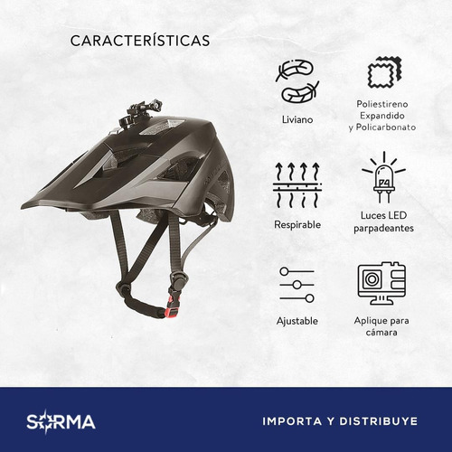 Imagen 2 de 10 de Casco Ciclismo Bicicleta C/camara Luz Trasera Carga Usb