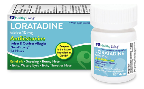 Healthy Living Tabletas Antihistaminicas De Loratadina Para