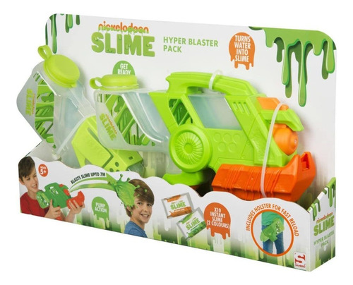 Pistola De Slime Hyper Blaster Pack Nickelodeon Con Repuesto