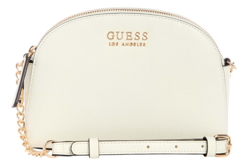 Bolsa Guess Factory Pg978770-mil Acabado de los herrajes Níquel Color Blanco Correa de hombro Blanco Diseño de la tela Lisa